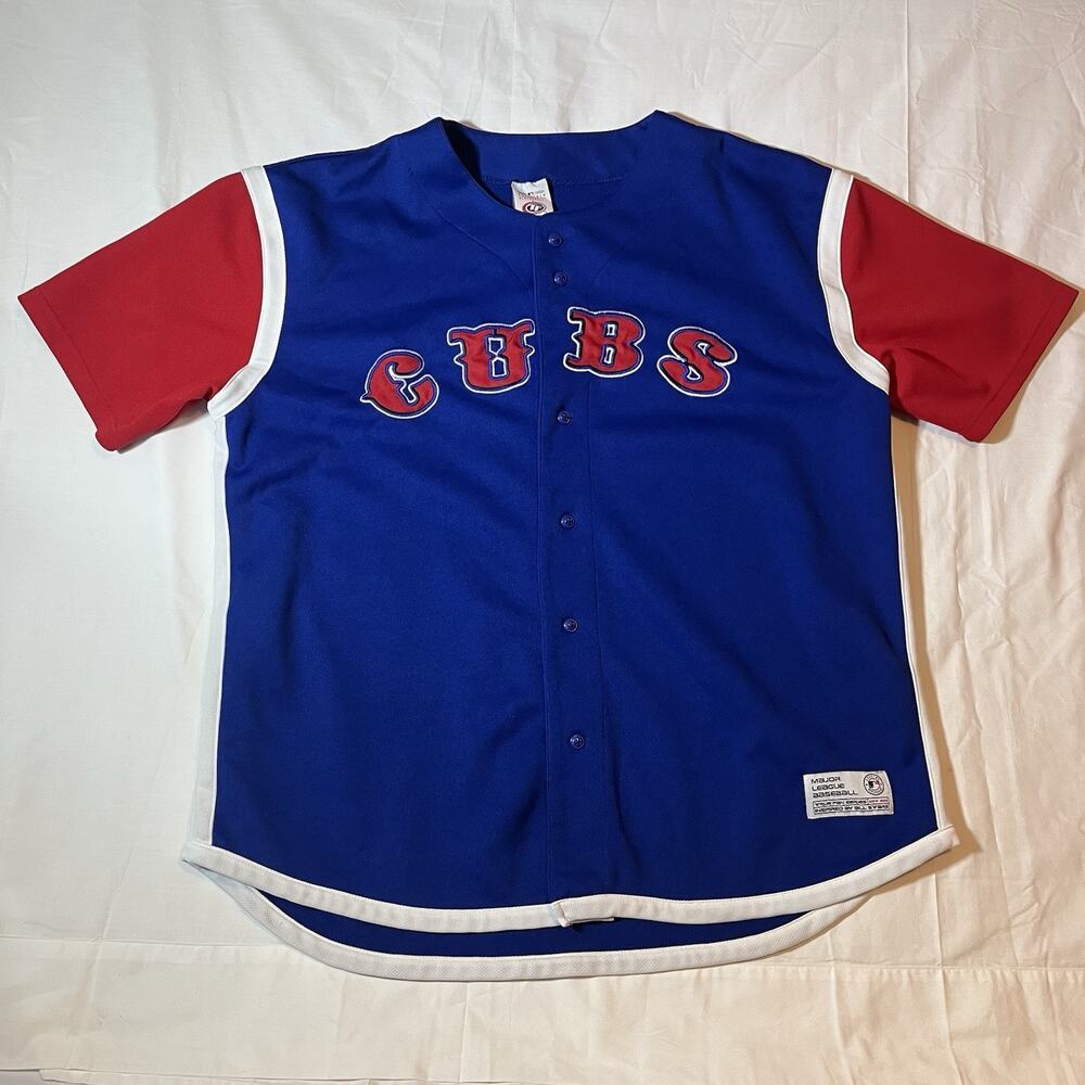True Fan MLB Chicago Cubs Baseball Jersey Mens XL